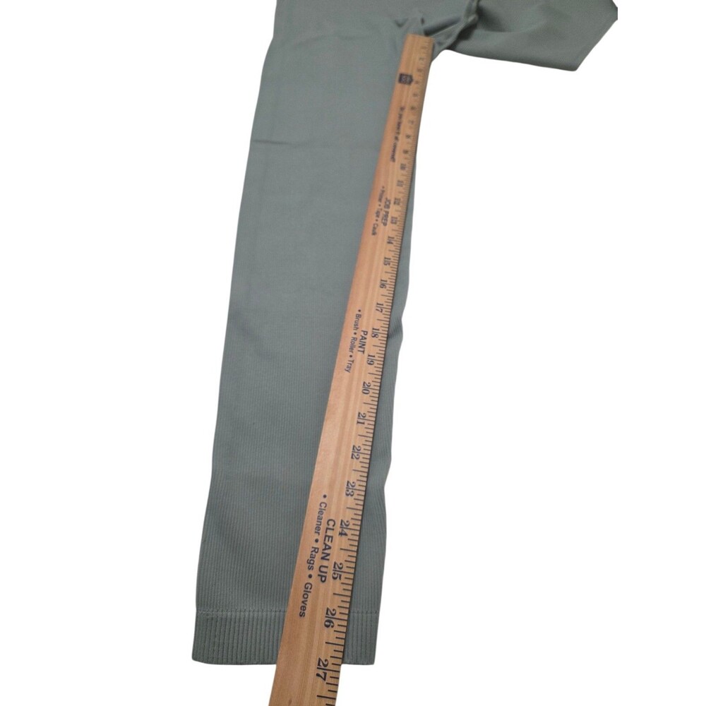 NWT Savage X Fenty High Waist Ribbed Leggings Women's Plus 3X Muted Green F9.1 - Picture 7 of 11